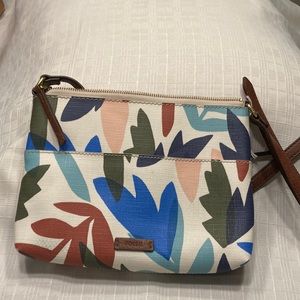 fossil cross body purse